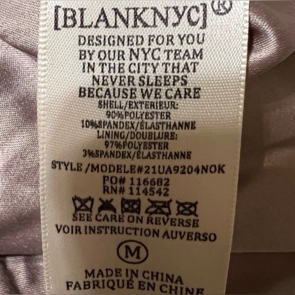 Blank NYC Faux Suede Moto Jacket Size Medium - Picture 8 of 9